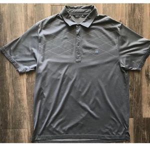 Travis Mathew Gray Golf Polo XL Short Sleeve